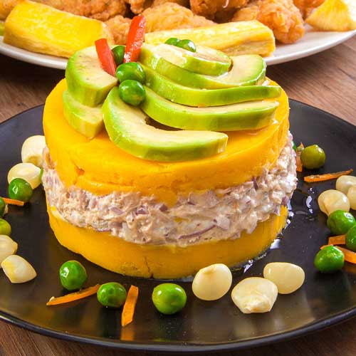 causa rellena de pollo